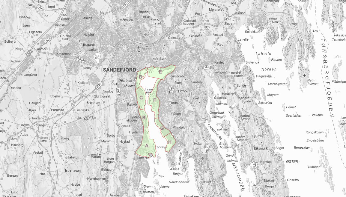 Varsel om detaljregulering av «Plan for rekreasjon og tilgjengelighet» i indre del av Sandefjordsfjorden. OFs kommentarer.